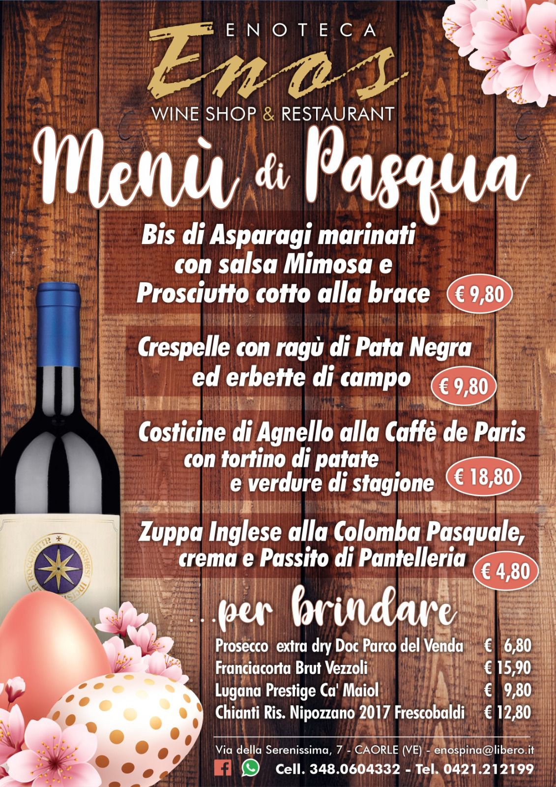 Menu di Pasqua
