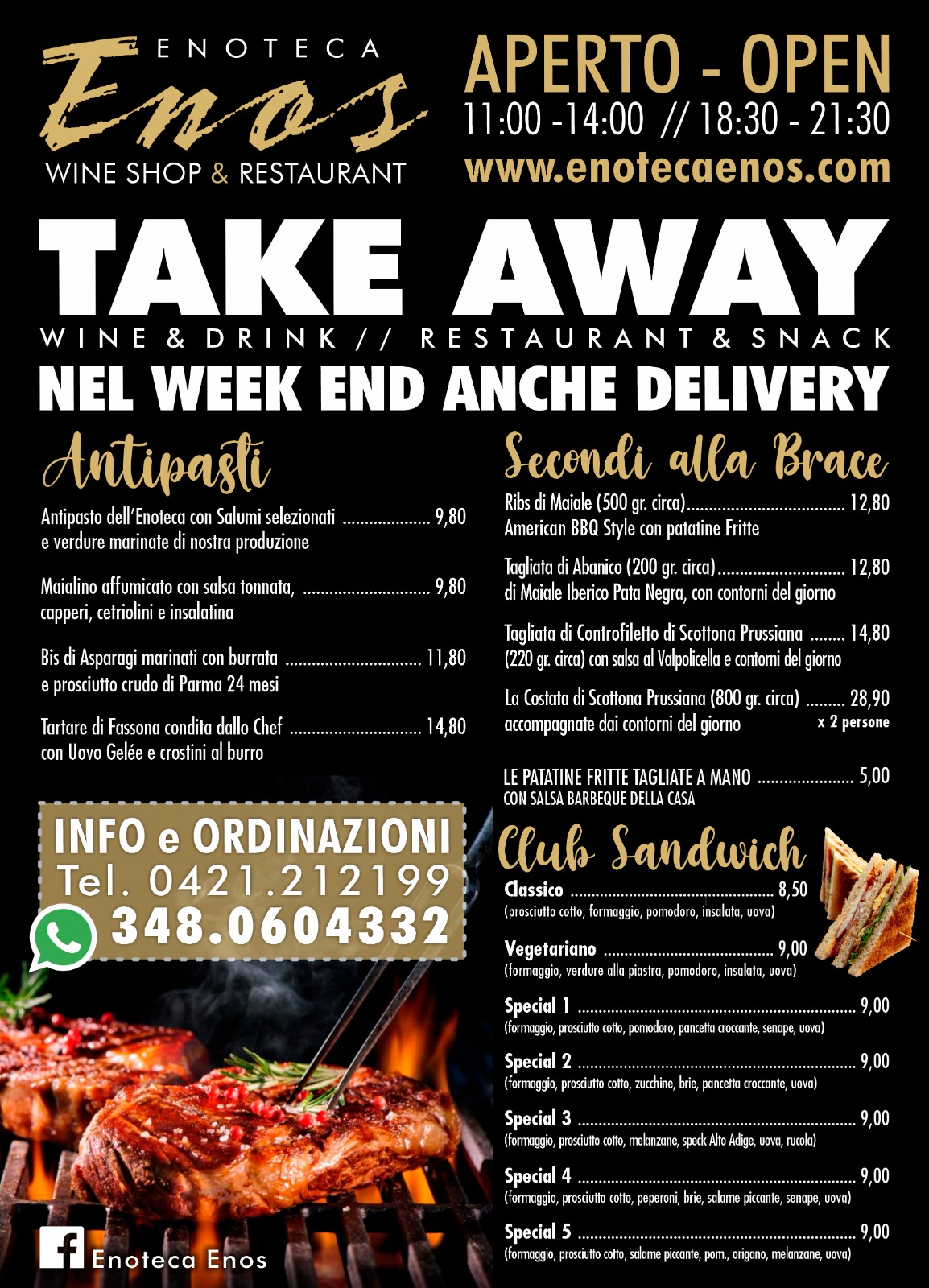 Menu Take Away